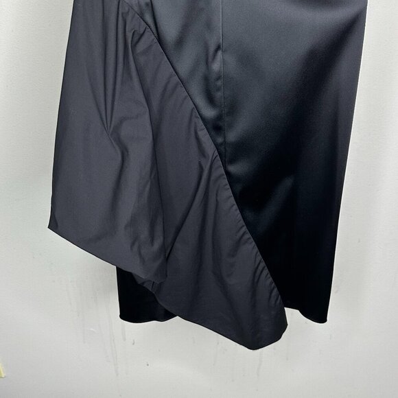 Vera Wang Lavendar Label Womens Asymmetrical Cocktail Dress in Black Size 4 - Picture 5 of 9